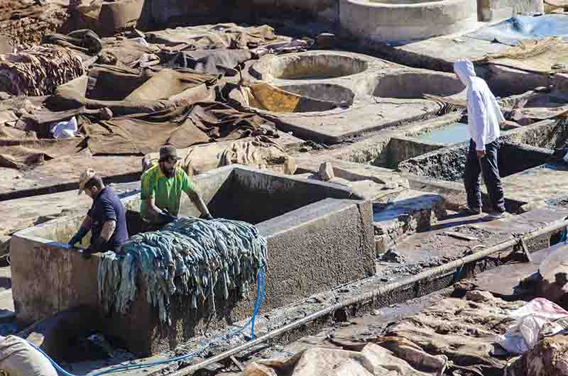 197 - Marruecos - Marrakech - curtidurias